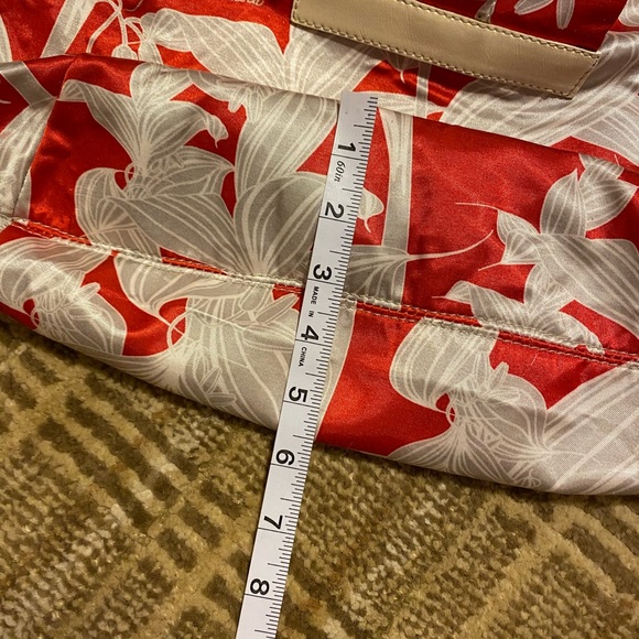 😊Francesco Biasia Unique Silk Scarf Shoulder Bag - Picture 12 of 13